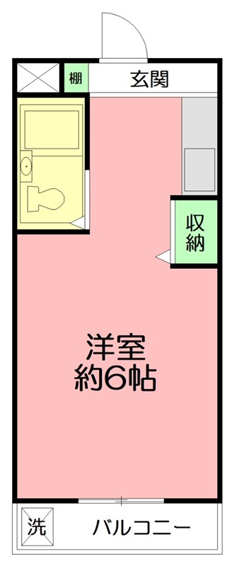 タプラ下荻野 207号室 間取り