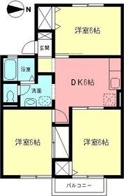 ビューバレーKⅢ 101号室 間取り