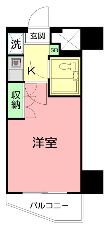 ダイアパレスアクティブシティ本厚木 202号室 間取り