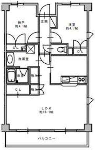 メゾンアイ 101号室 間取り