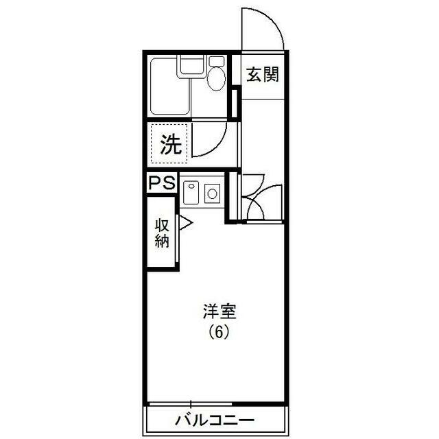 オリーブコート 201号室 間取り