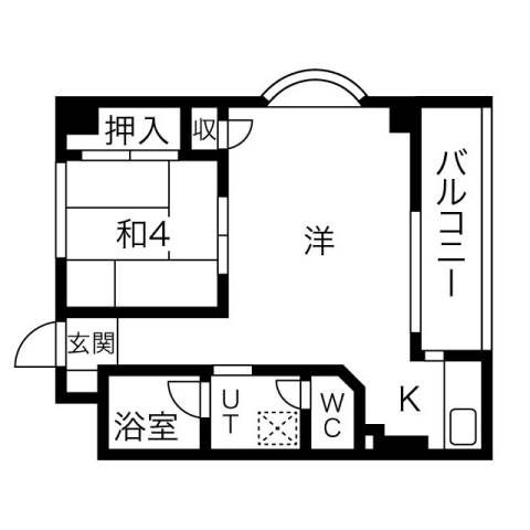 シャロン本厚木 307号室 間取り