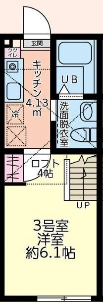 メゾンマグノリア 103号室 間取り