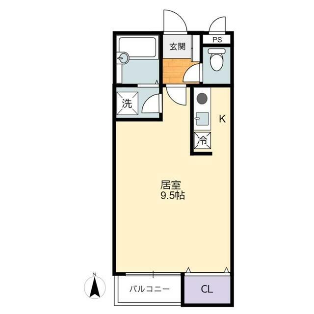 ポスト＆ビーム木の家Ｂ 102号室 間取り