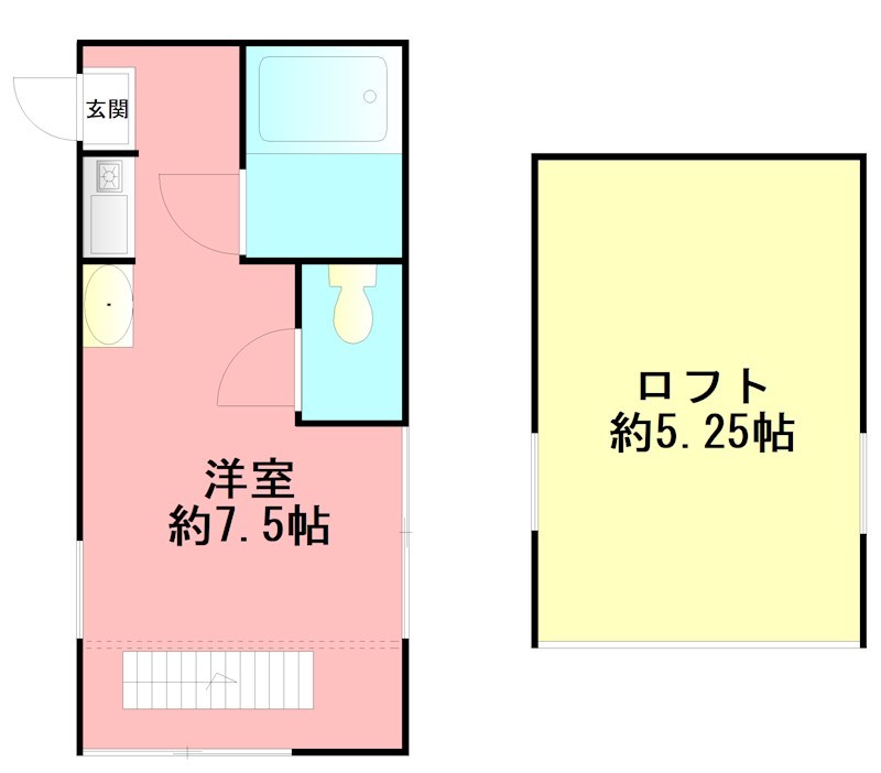 Ｌ１ハイム 201号室 間取り
