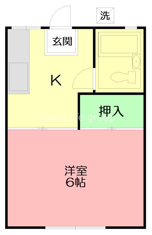 メゾン松枝 203号室 間取り