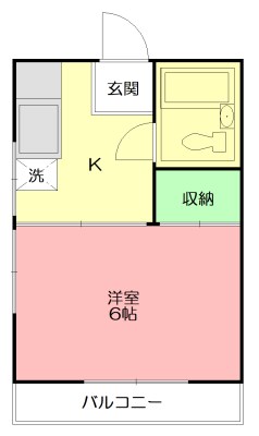レスブリッジ厚木 201号室 間取り