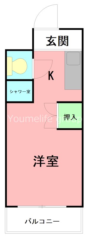 サンアイビル 207号室 間取り