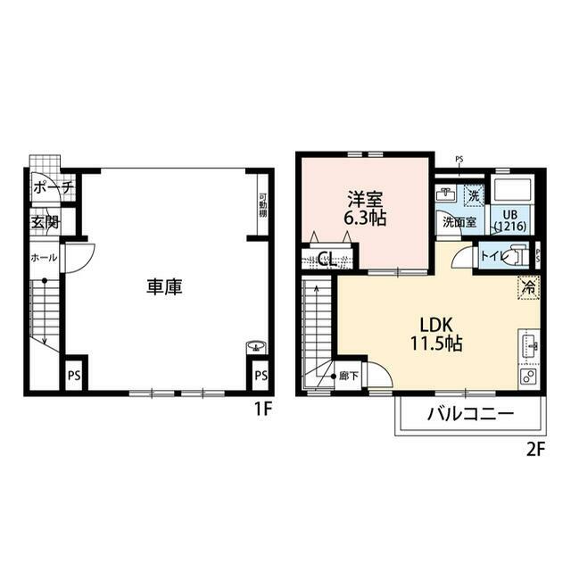 Ｌｏｇｕｅ 102号室 間取り