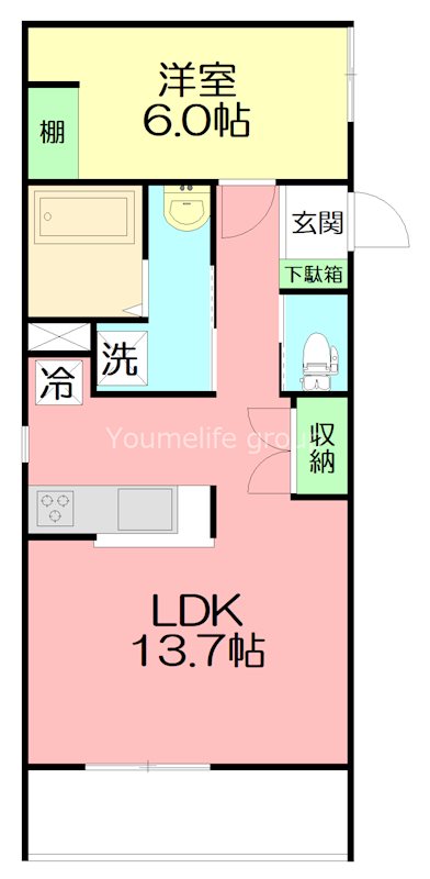 Grand Arbre(グランアーブル) 205号室 間取り