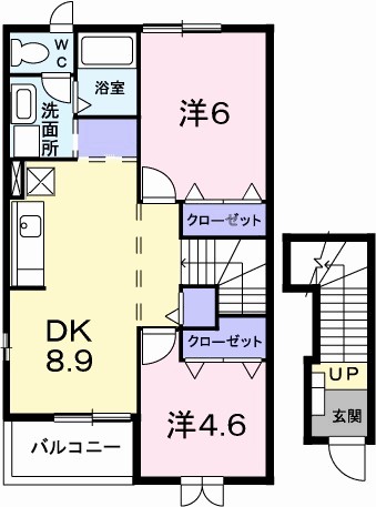 ベル メゾンⅠ 201号室 間取り