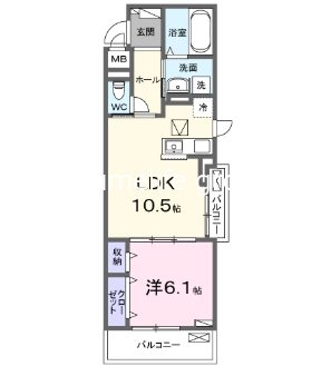 アルールⅡ 101号室 間取り