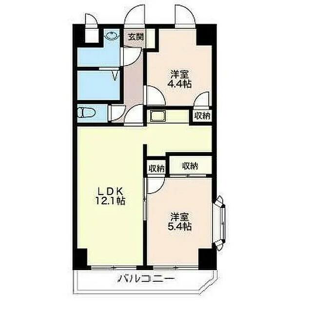 アビタシオンタカ 205号室 間取り