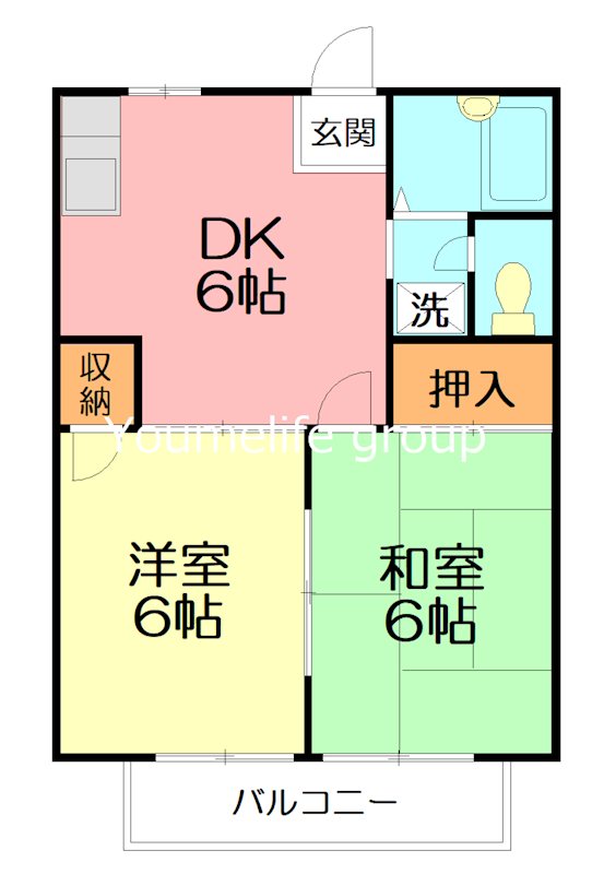 コート中野Ⅱ 間取り