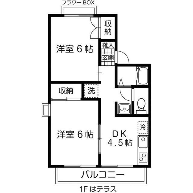 シャルム飛鳥 間取り