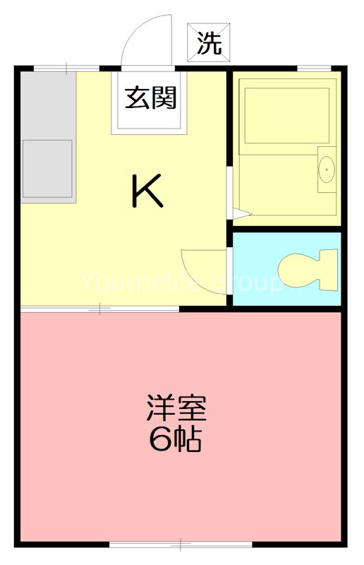 メゾン松枝 103号室 間取り