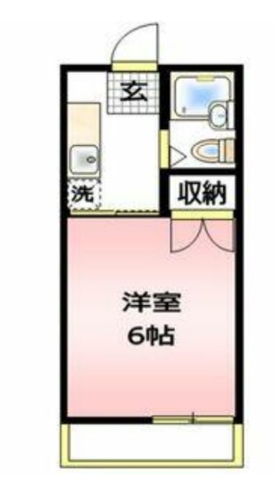メゾンT&K 202号室 間取り