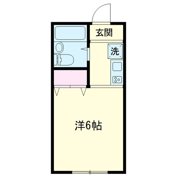 金子ビル 406号室 間取り