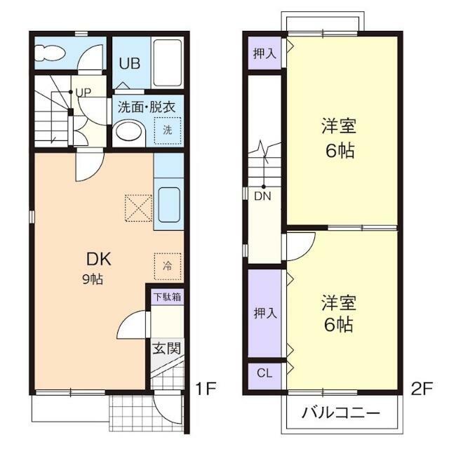 HARBEST・QUALL 105号室 間取り