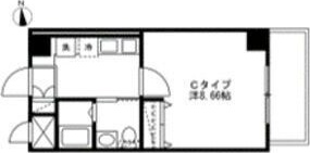 パークベア本厚木 510号室 間取り