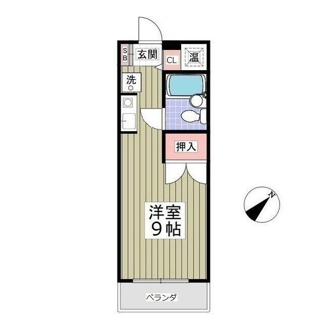リュミエ本厚木 103号室 間取り