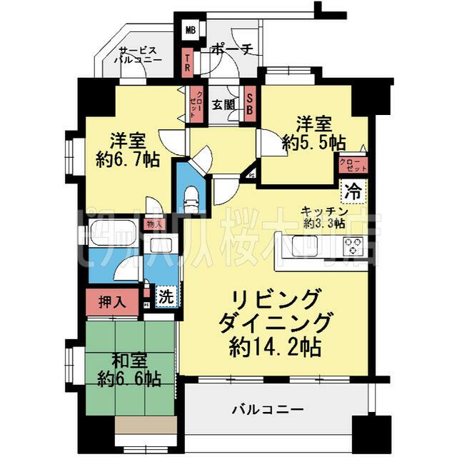 アトランティス本厚木Ⅱ 間取り