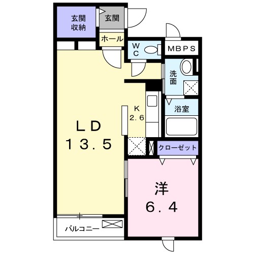 プリマヴェーラ湘南 105号室 間取り