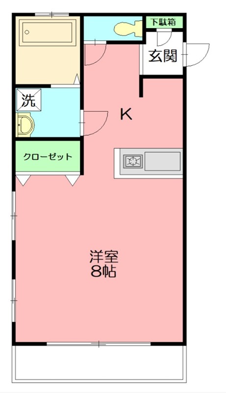 ガーデンハウス 106号室 間取り