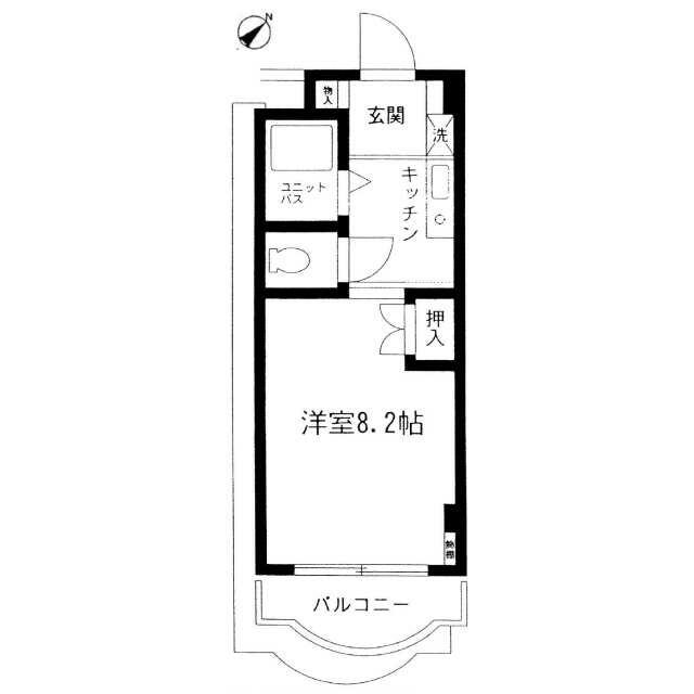 牧田ビル 306号室 間取り