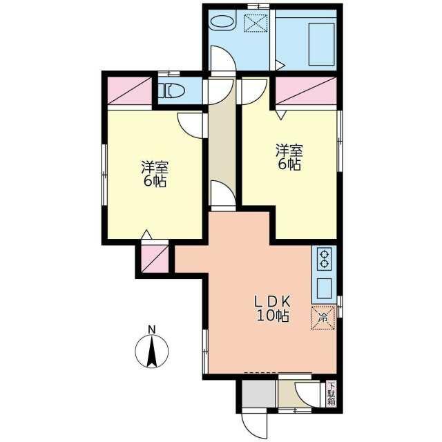 吉田町988貸家 間取り
