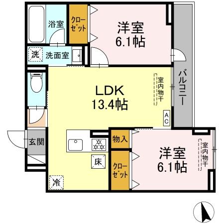 (仮称)トリシア円行2丁目プロジェクト 間取り