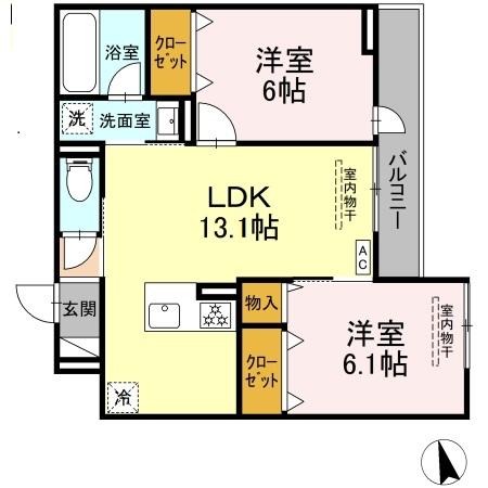 (仮称)トリシア円行2丁目プロジェクト 間取り
