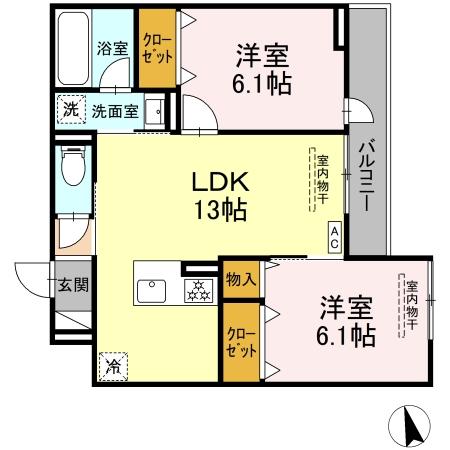 (仮称)トリシア円行2丁目プロジェクト 間取り