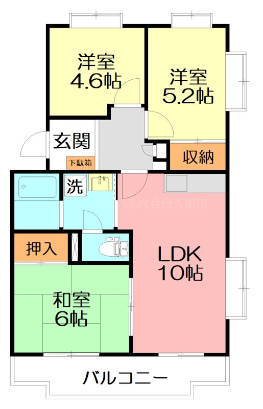 ルミエール湘南 305号室 間取り