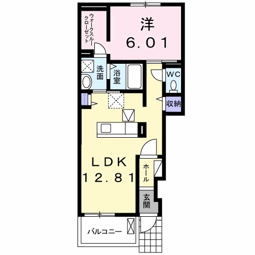 サンベイズ 103号室 間取り