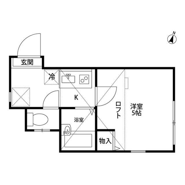 プロハイム洋光台 101号室 間取り