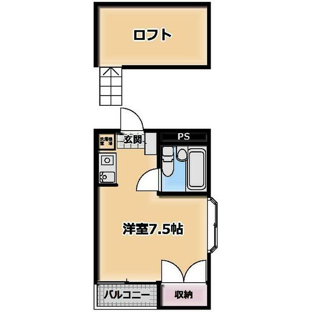 アップルハウス海老名 201号室 間取り