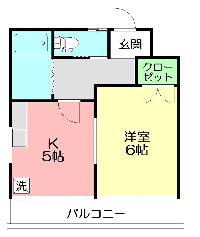 第3倉田ハイツ 101号室 間取り