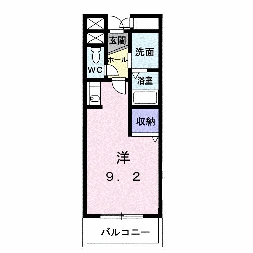 レジデンスＳ．Ｕ 303号室 間取り