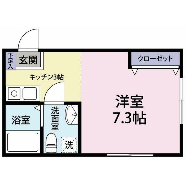 ダイヤモンドヒルズ横浜原宿Ⅰ 103号室 間取り