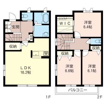 クレスト湘南　Ｂ 101号室 間取り