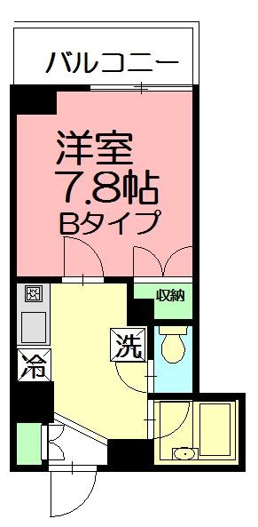 オンディーヌ湘南 502号室 間取り