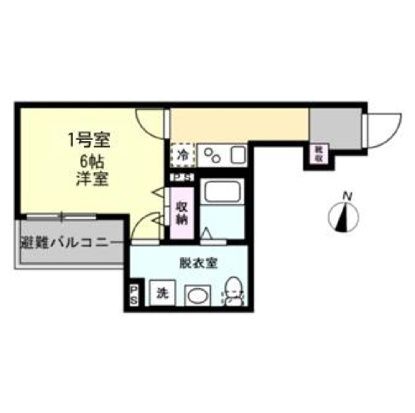 INEDIT 301号室 間取り