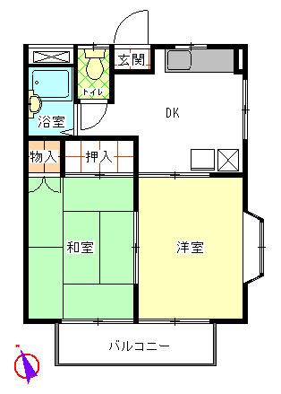 神奈川県厚木市下荻野 間取り
