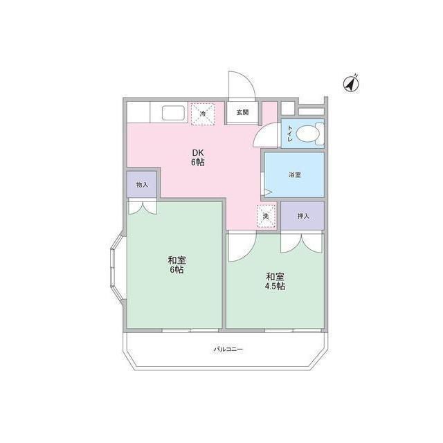 フェリース本郷台A棟 101号室 間取り