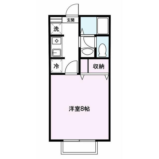 アムール 101号室 間取り
