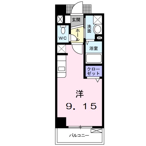 ブローテ本厚木 503号室 間取り