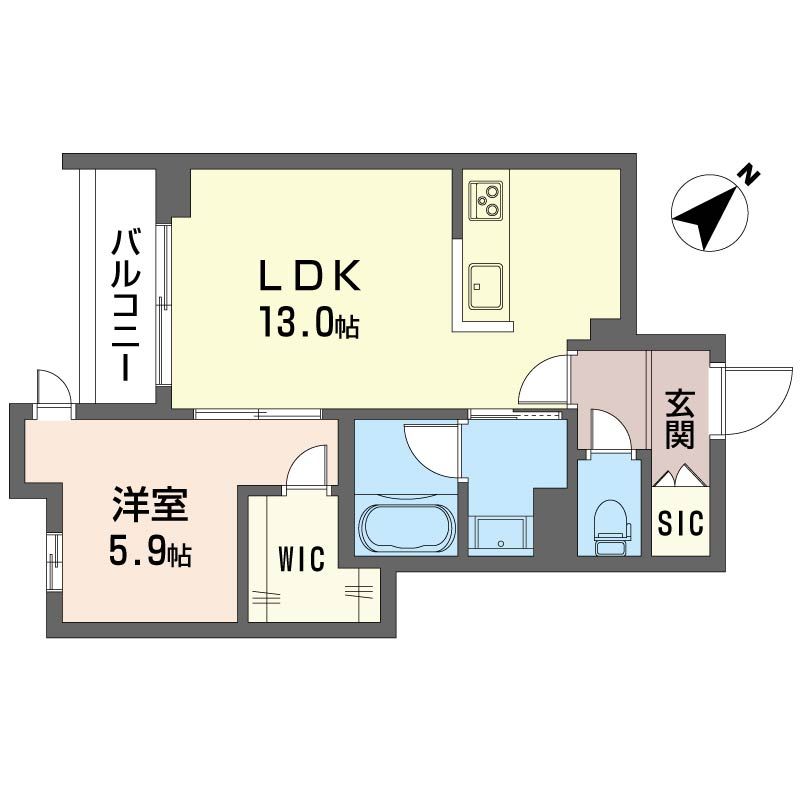MAISON DE HINODE 102号室 間取り