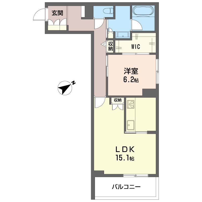 ＦＤＩ　Ｃａｓａ片瀬江ノ島Ⅰ 間取り