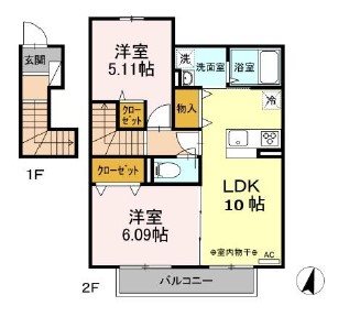 クレール湘南台Ｖ　A 間取り